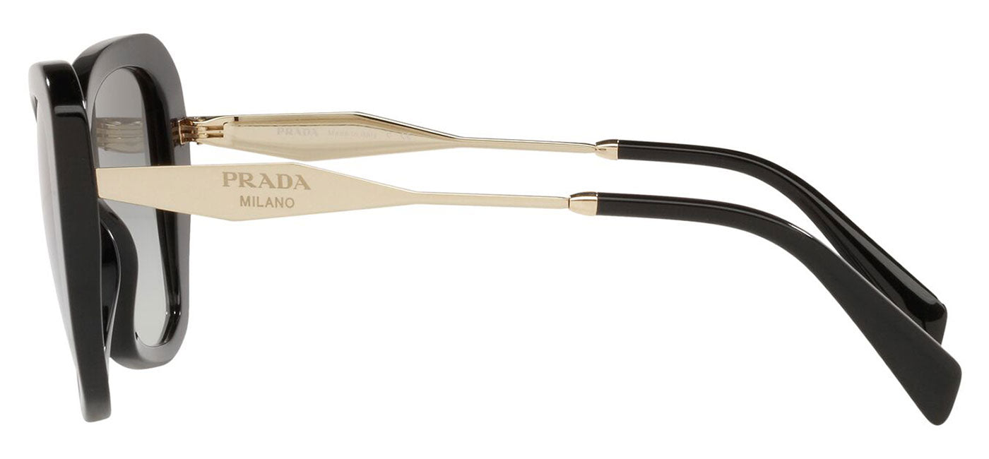 Prada PR 03YS Sunglasses - Black / Grey Gradient