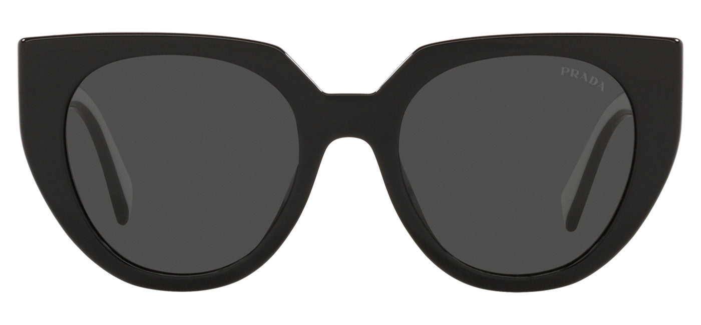 Prada PR 14WS Sunglasses - Black and Talc / Dark Grey