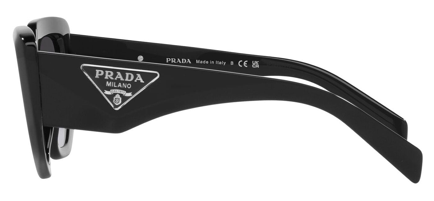 Prada PR 14ZS Sunglasses - Black / Grey Gradient