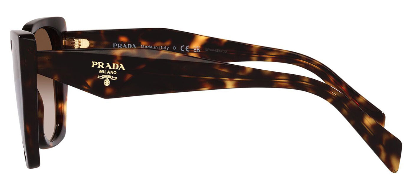 Prada PR 19ZS Sunglasses - Tortoise / Brown Gradient