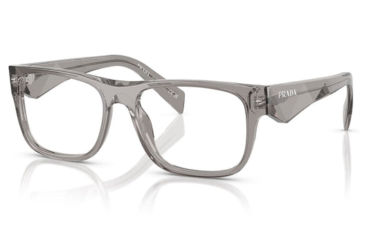 Prada PR 22ZV Glasses - Transparent Dark Grey