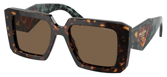 Prada PR 23YS Sunglasses - Tortoise / Dark Brown