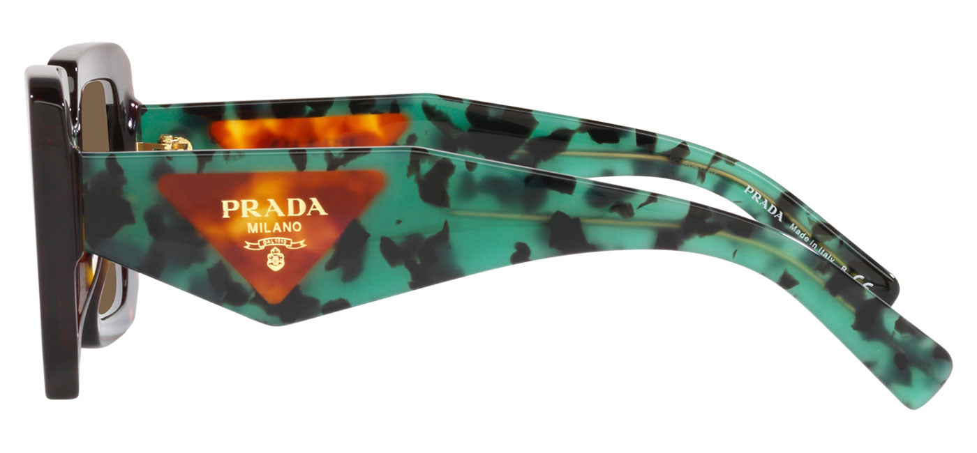 Prada PR 23YS Sunglasses - Tortoise / Dark Brown