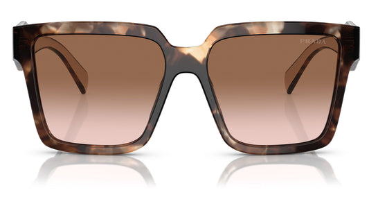 Prada PR 24ZS Sunglasses - Caramel Tortoise / Brown Gradient