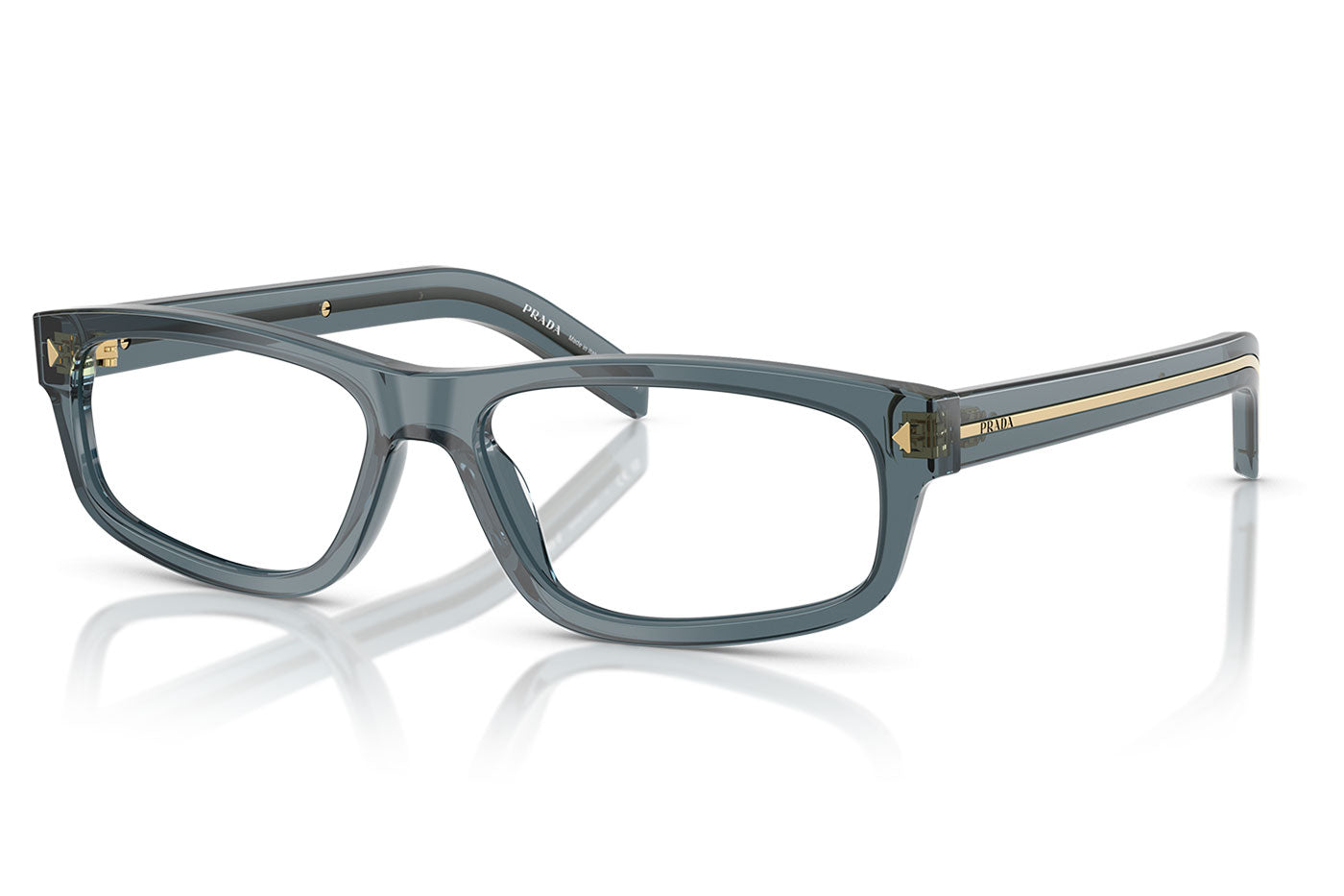Prada PR B02V Glasses - Transparent Ocean