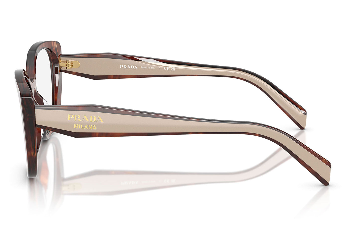 Prada PR B04V Glasses - Havana Caramel