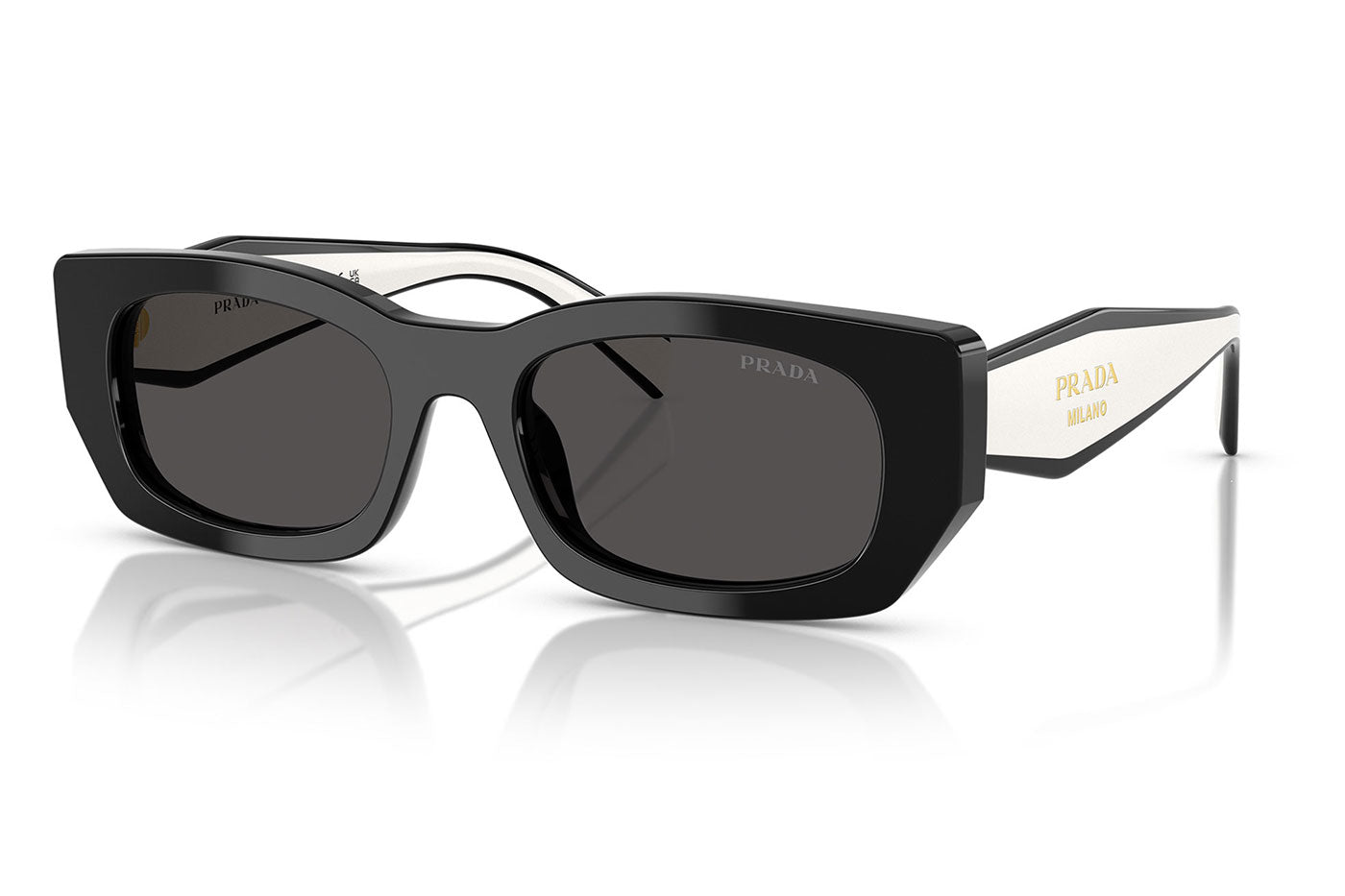 Prada PR B05S Sunglasses - Black / Dark Grey