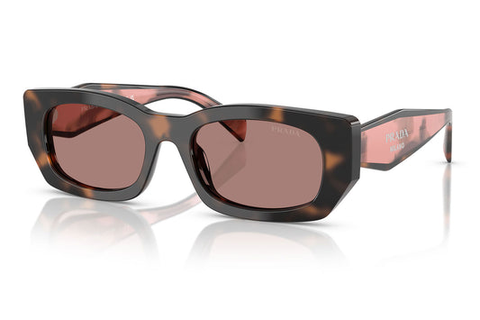 Prada PR B05S Sunglasses - Mauve Tortoise / Light Brown