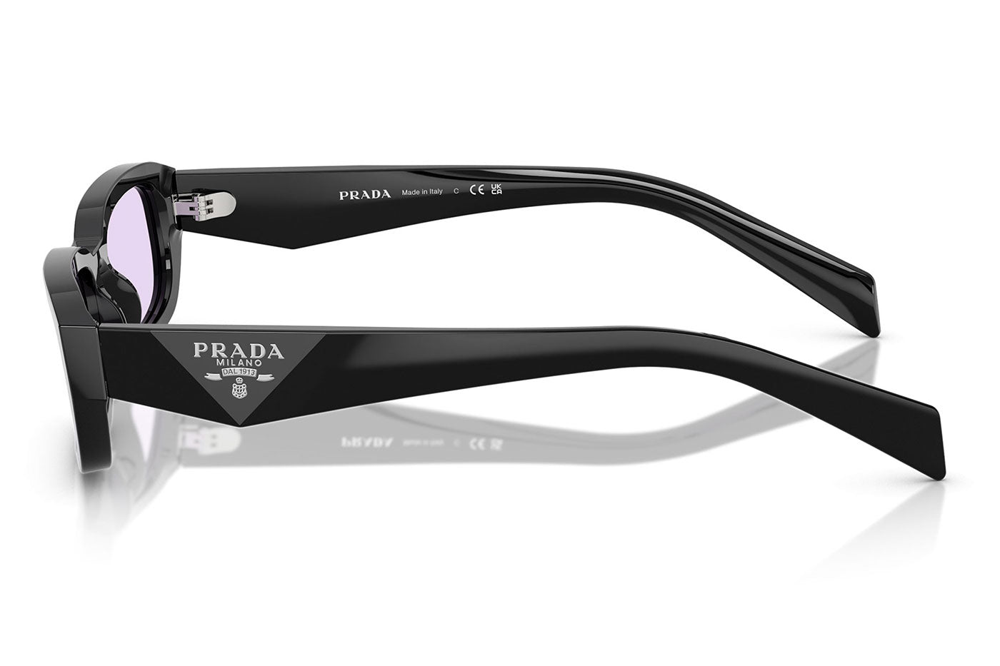 Prada PR B06S Sunglasses - Black / Violet