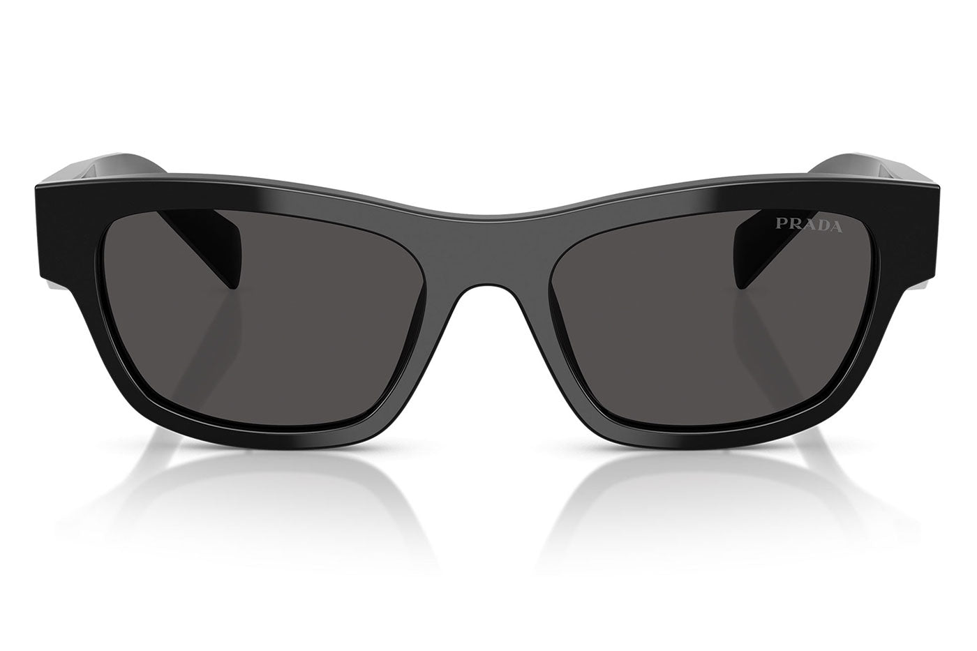 Prada PR B09S Sunglasses - Black / Dark Grey