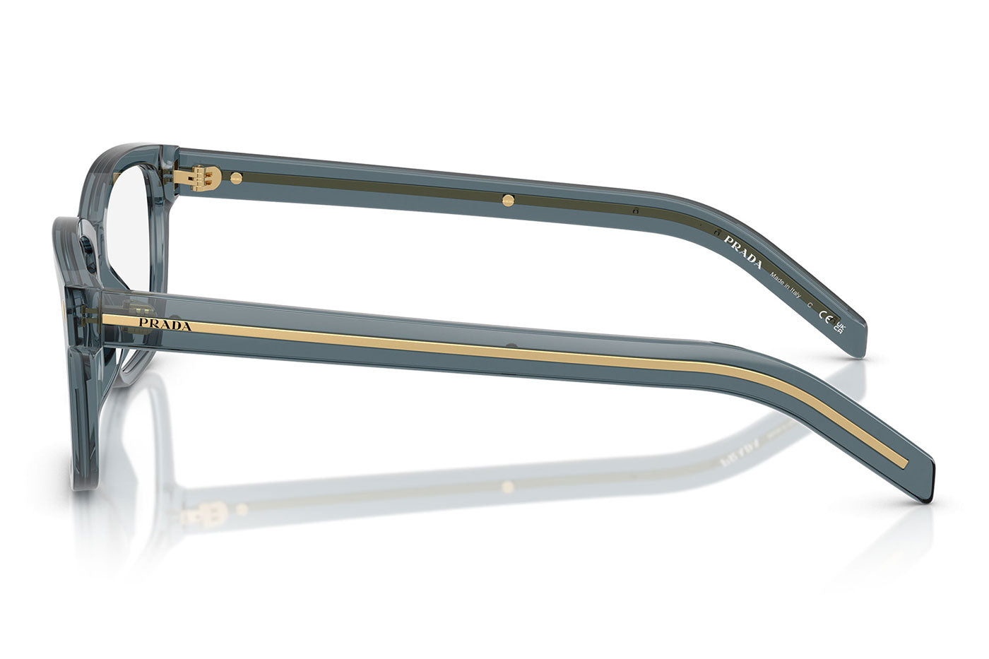 Prada PR B10V Glasses - Transparent Ocean