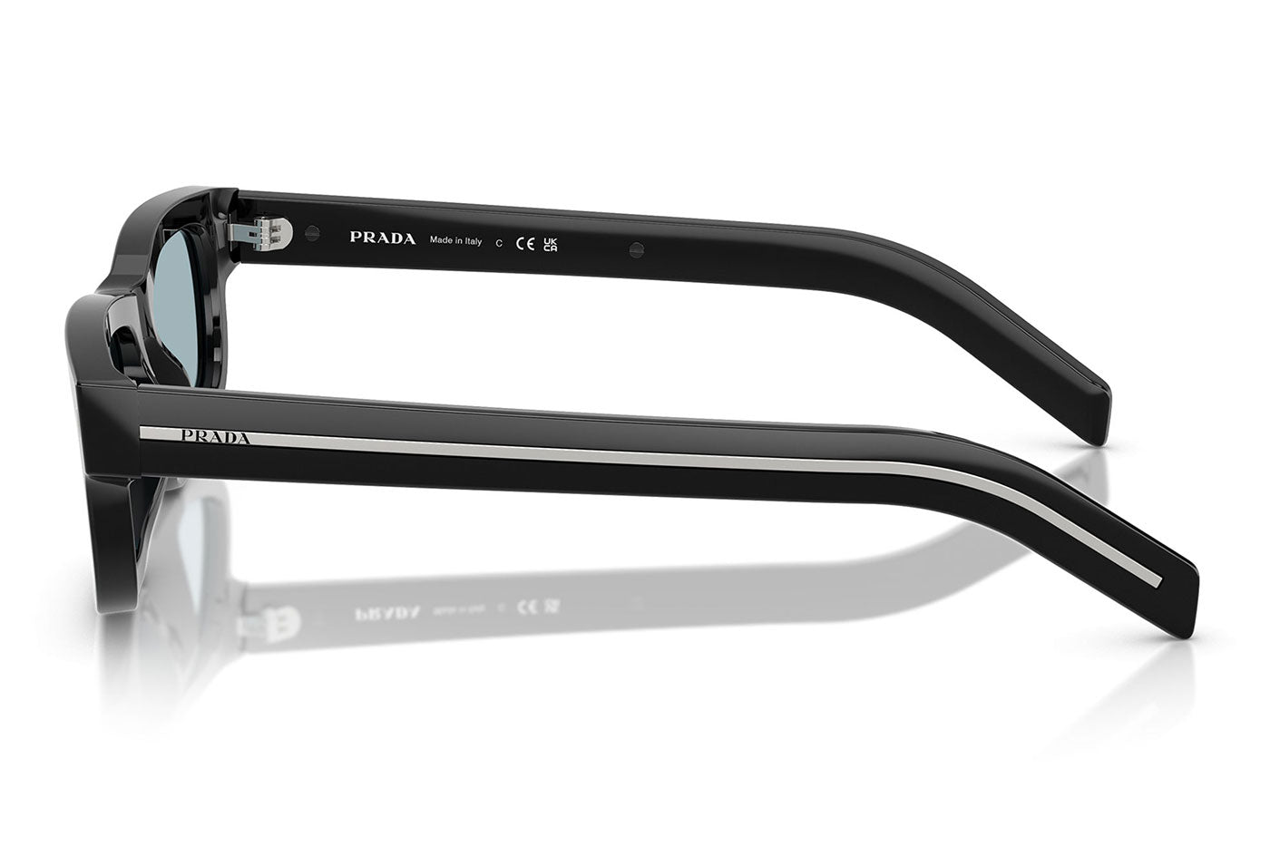 Prada PR B11S Sunglasses - Black / Blue Vintage