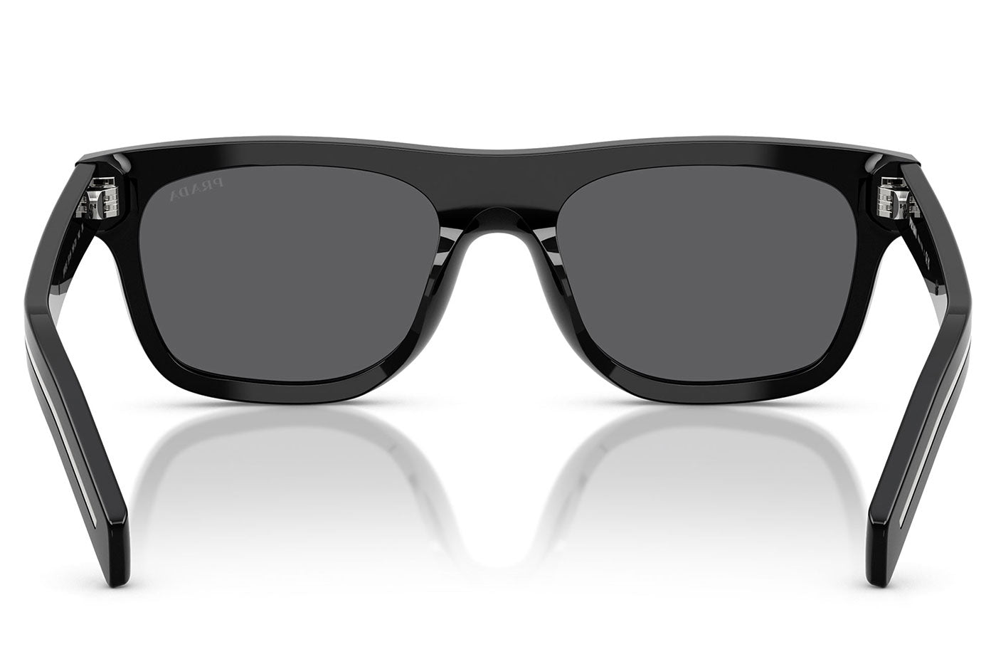 Prada PR B12S Sunglasses - Black / Dark Grey