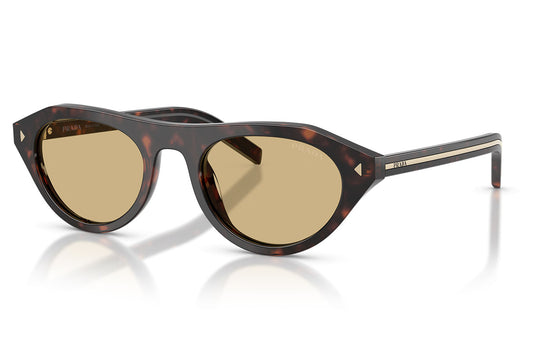 Prada PR B15S Sunglasses - Root Tortoise / Light Brown