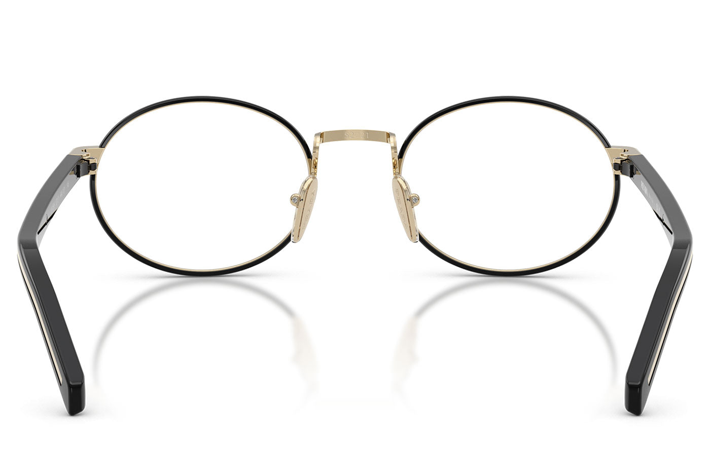 Prada PR B55V Glasses - Pale Gold / Black