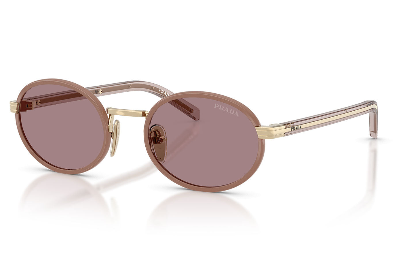 Prada PR B56S Sunglasses - Pecan / Light Purple Brown