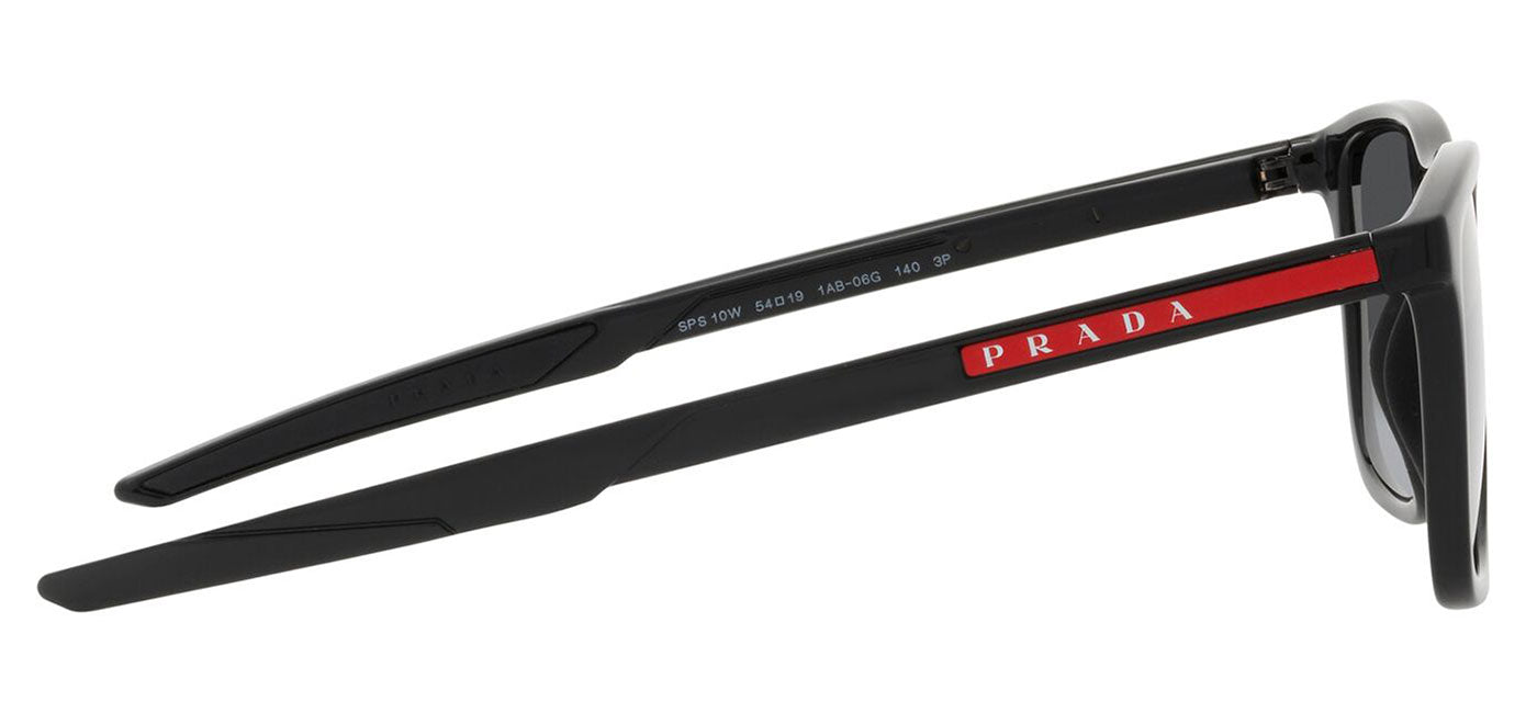 Prada Linea Rossa PS 10WS Sunglasses - Black / Grey Gradient Polarised
