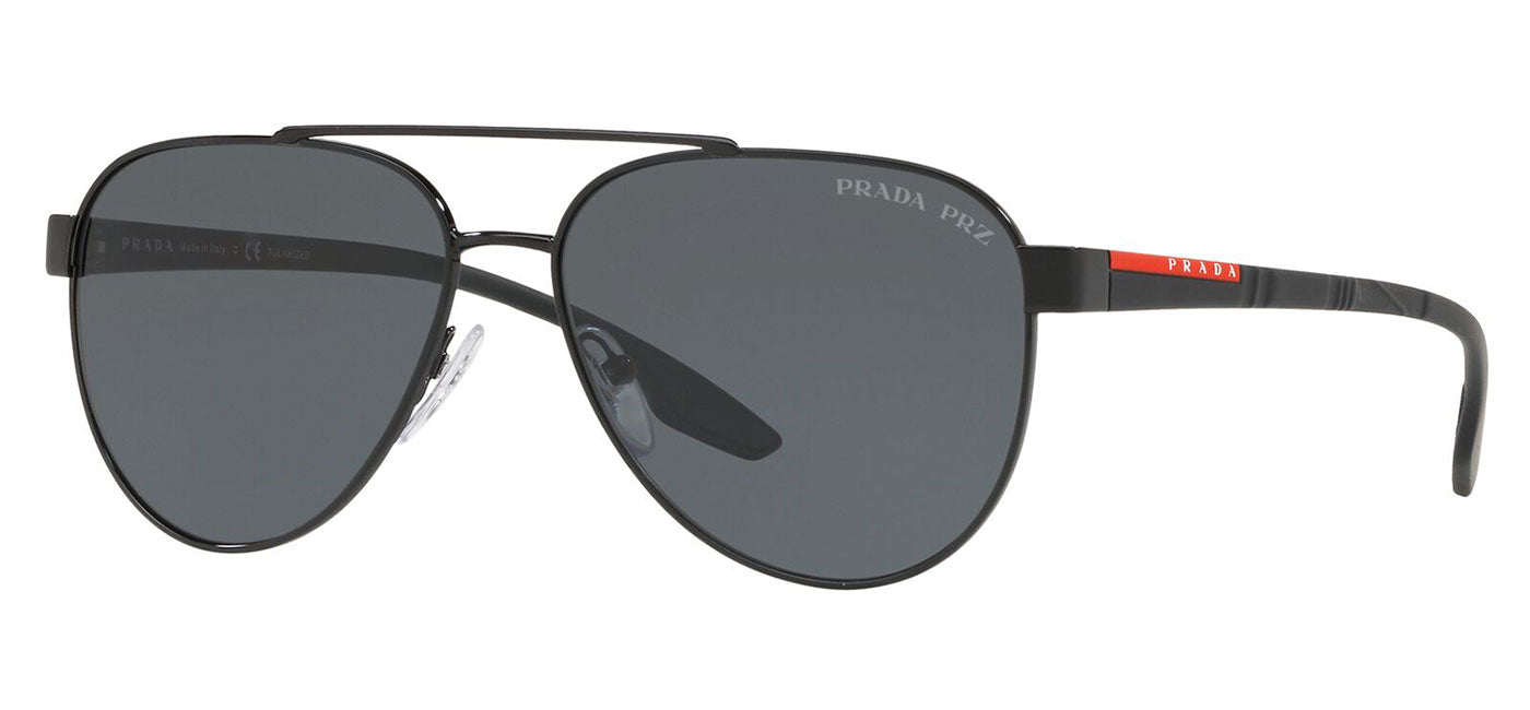Prada Linea Rossa PS 54TS Sunglasses - Black / Grey Polarised