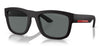 Prada Linea Rossa PS 01ZS Sunglasses - Black Rubber / Dark Grey Polarised