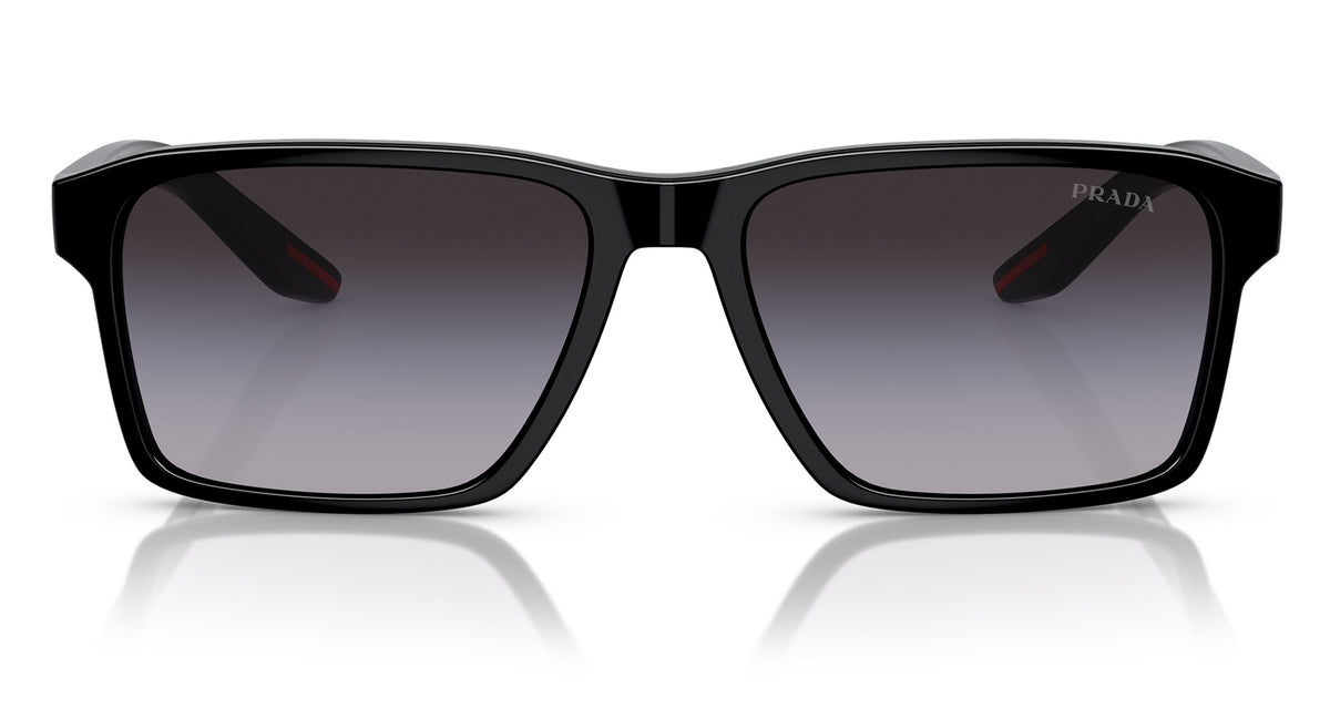Prada Linea Rossa PS 05YS Sunglasses - Black / Grey Gradient