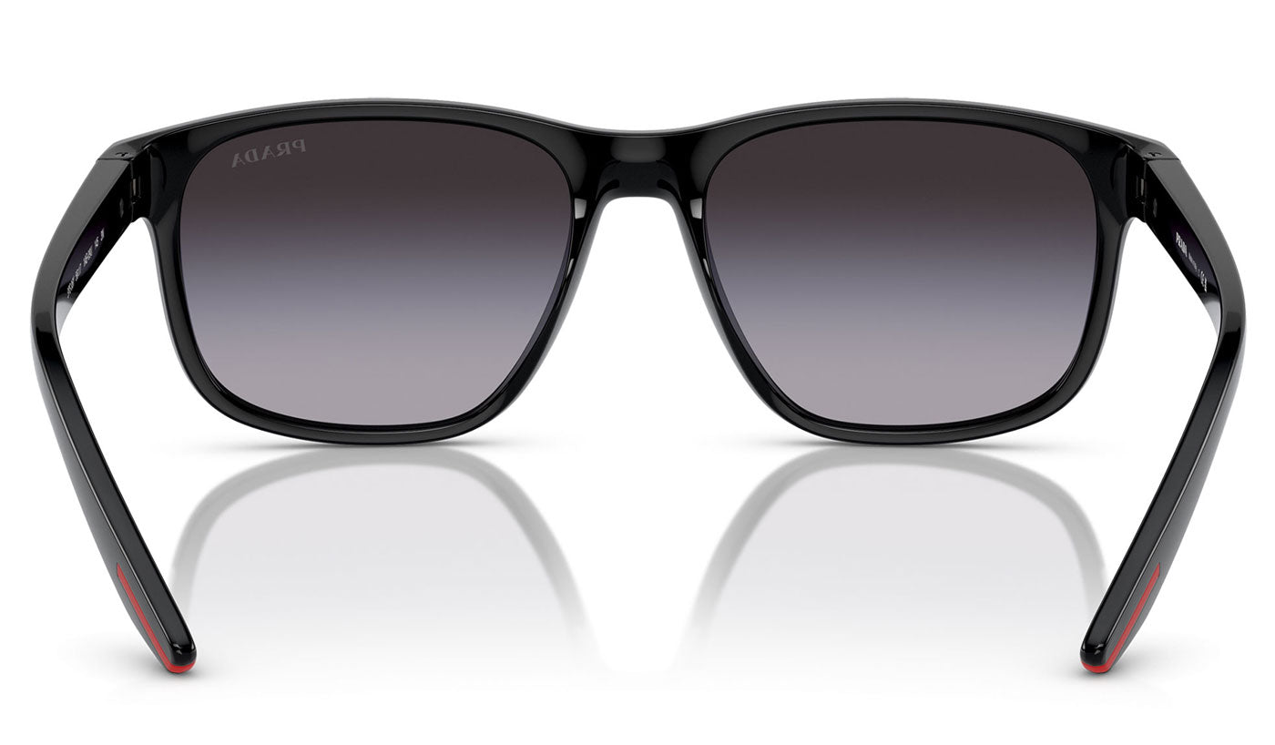 Prada Linea Rossa PS 06YS Sunglasses - Black / Grey Gradient