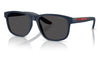 Prada Linea Rossa PS 06YS Sunglasses - Rubber Blue / Dark Grey