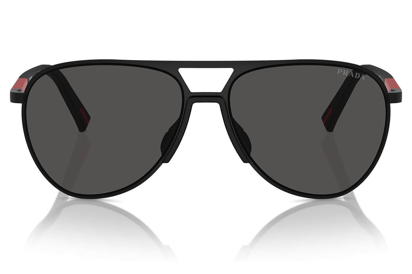 Prada Linea Rossa PS 53ZS Sunglasses - Matte Black / Dark Grey