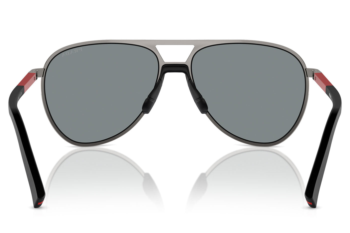 Prada Linea Rossa PS 53ZS Sunglasses - Gunmetal / Dark Blue Mirror Violet