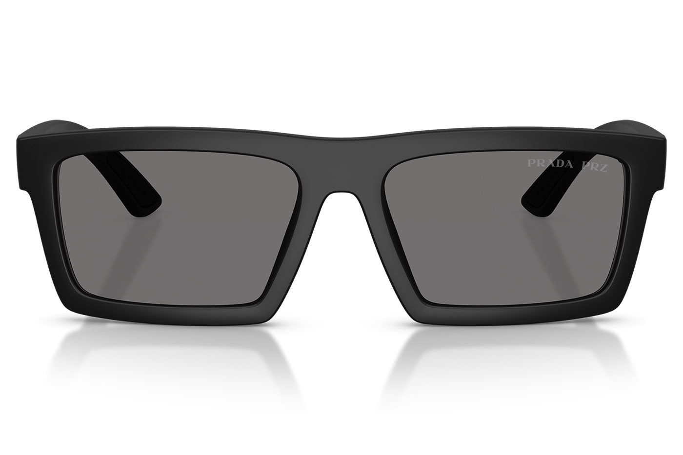 Prada Linea Rossa PS A07S Sunglasses - Matte Black / Dark Grey Polar