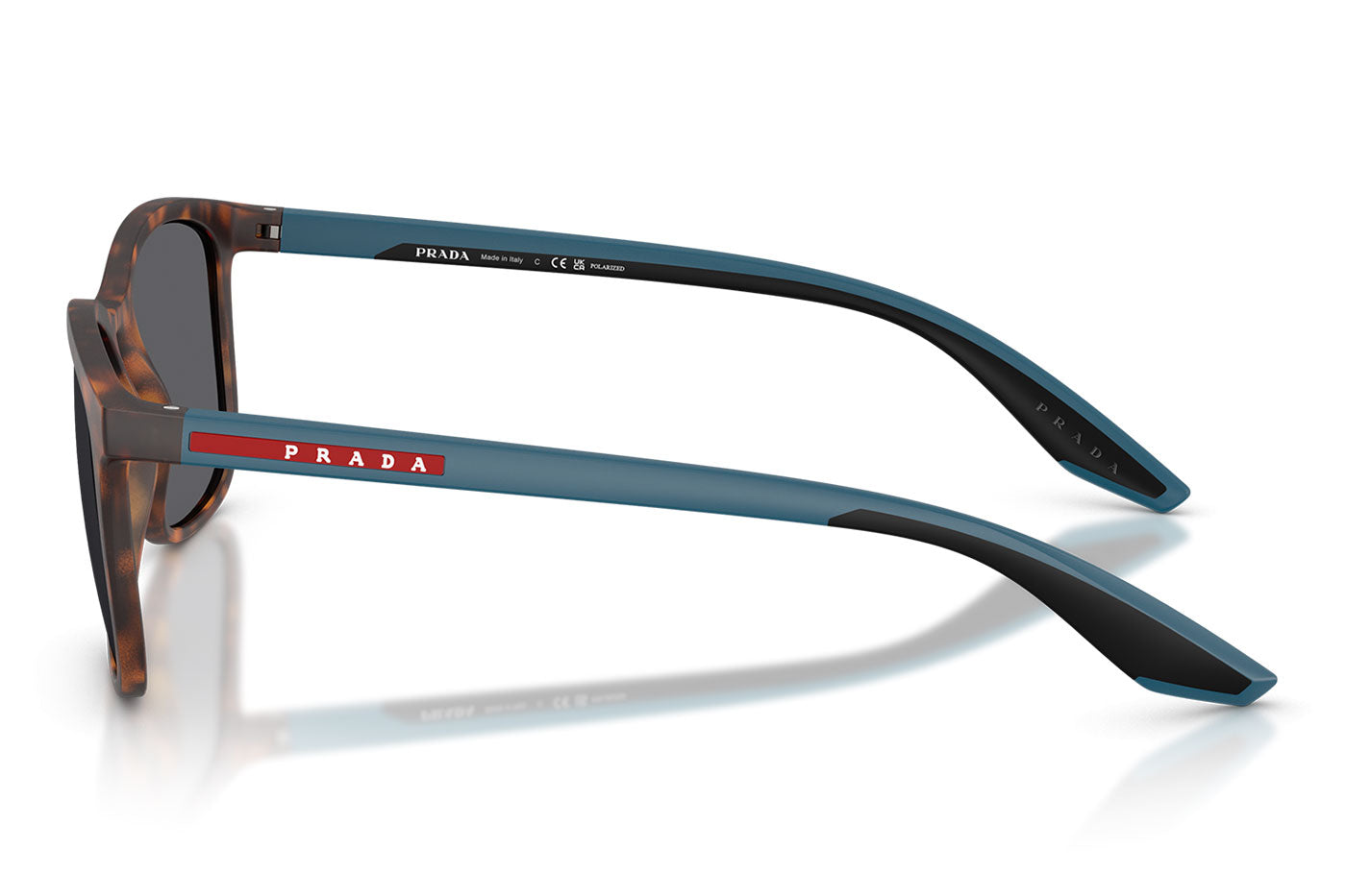 Prada Linea Rossa PS A08S Sunglasses - Havana Rubber / Grey Polar
