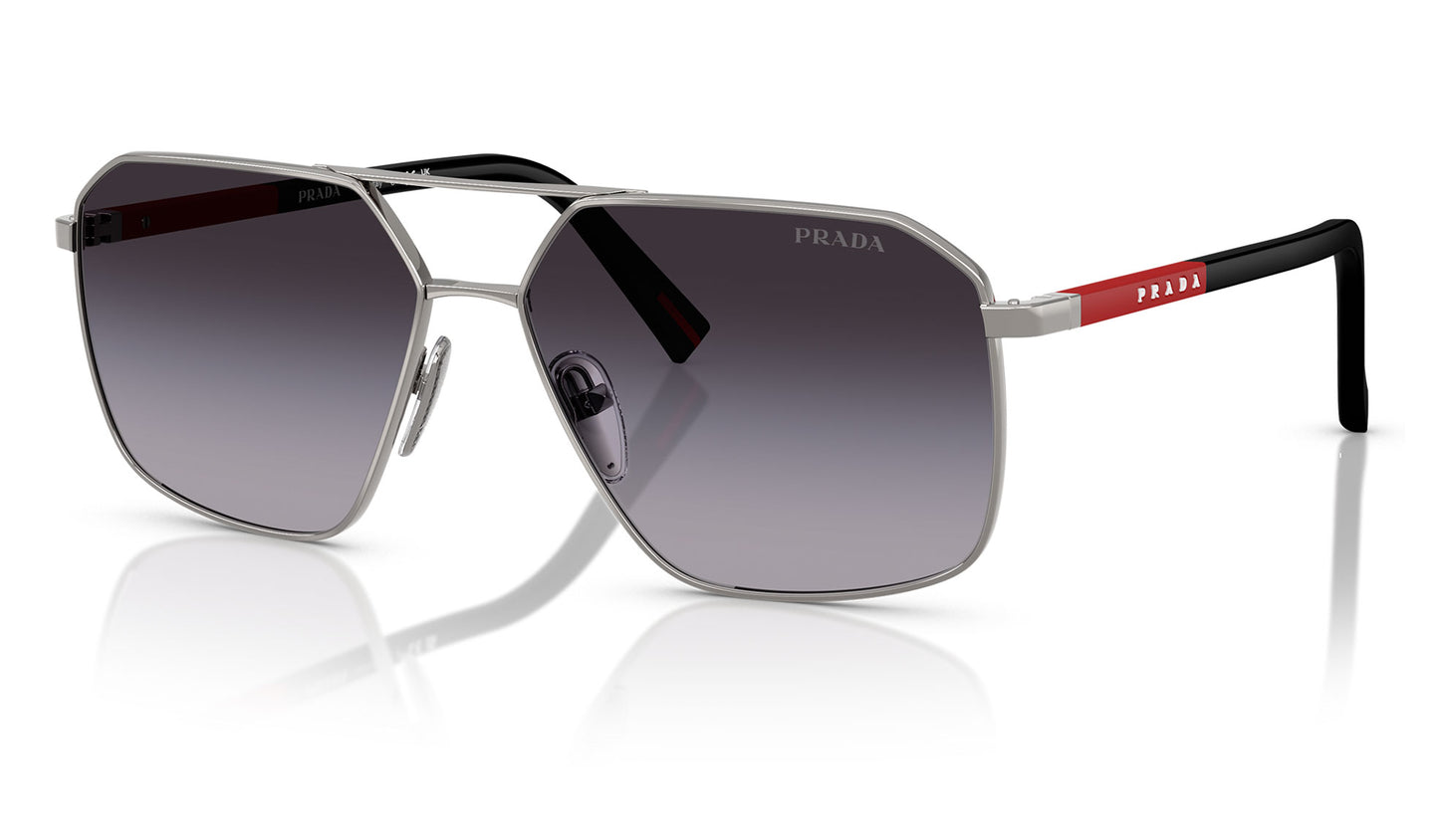 Prada Linea Rossa PS A50S Sunglasses - Gunmetal / Grey Gradient