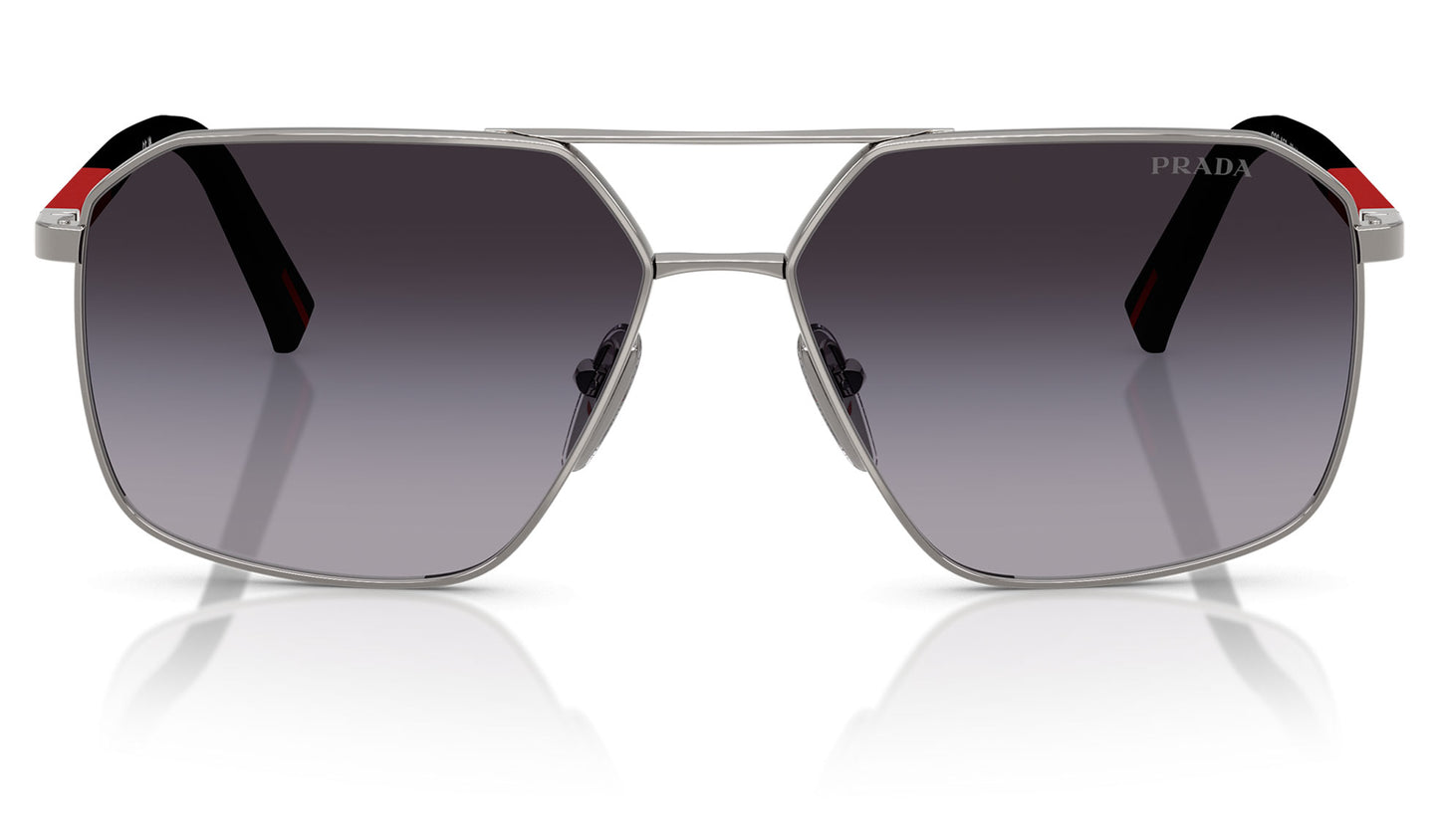 Prada Linea Rossa PS A50S Sunglasses - Gunmetal / Grey Gradient