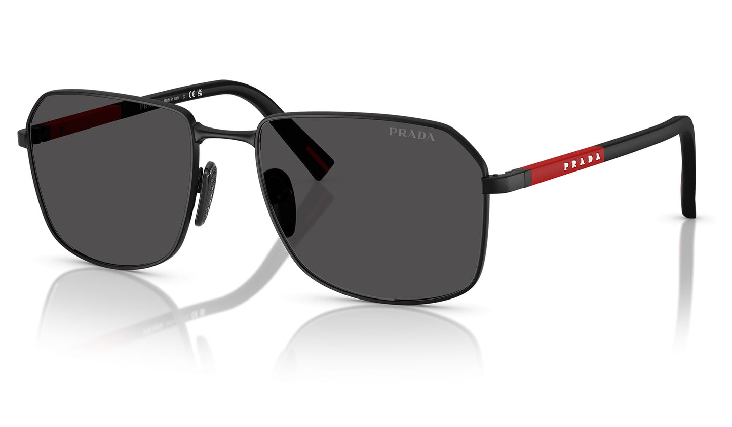 Prada Linea Rossa PS A51S Sunglasses - Matte Black / Dark Grey