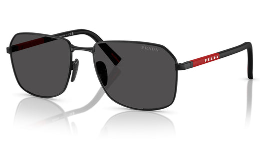 Prada Linea Rossa PS A51S Sunglasses - Matte Black / Dark Grey