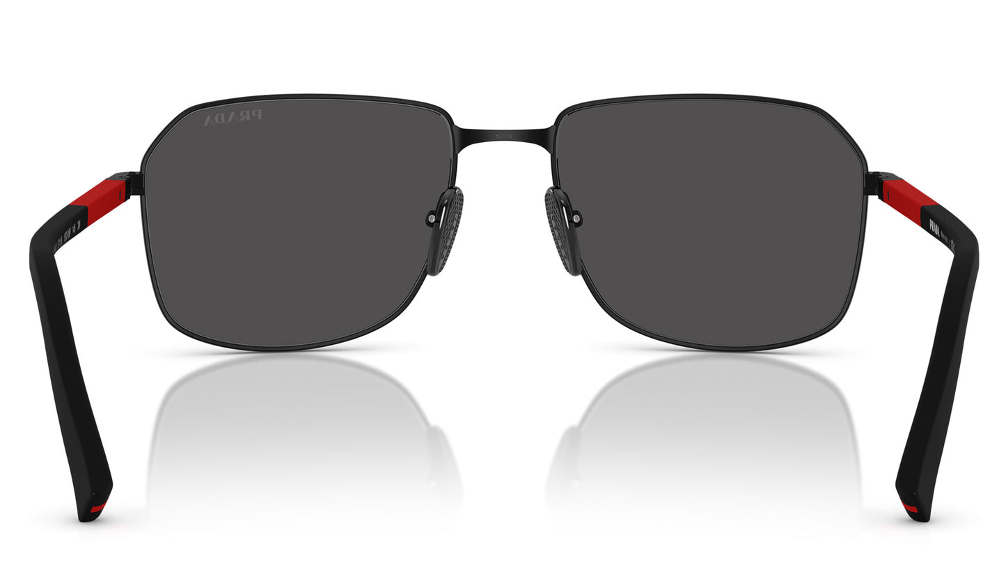 Prada Linea Rossa PS A51S Sunglasses - Matte Black / Dark Grey