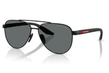 Prada Linea Rossa PS A52S Sunglasses - Black / Polar Dark Grey