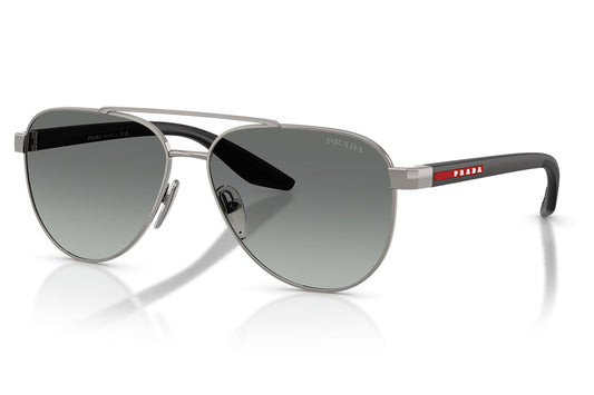 Prada Linea Rossa PS A52S Sunglasses - Gunmetal / Grey Gradient