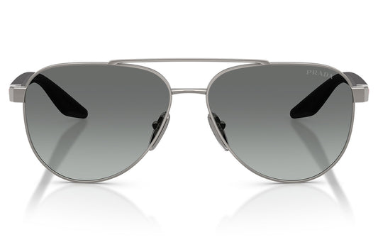 Prada Linea Rossa PS A52S Sunglasses - Gunmetal / Grey Gradient