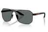 Prada Linea Rossa PS A53S Sunglasses - Rubber Black / Polar Dark Grey