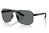 Prada Linea Rossa PS A53S Sunglasses - Rubber Black / Polar Dark Grey