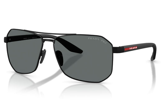 Prada Linea Rossa PS A53S Sunglasses - Rubber Black / Polar Dark Grey