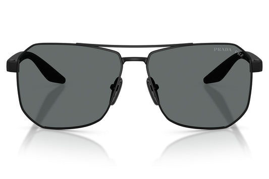 Prada Linea Rossa PS A53S Sunglasses - Rubber Black / Polar Dark Grey