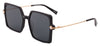 For Art's Sake Moxie Sunglasses - Black & Gold / Black
