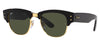 Ray-Ban RB0316S Mega Clubmaster Sunglasses - Black on Gold / Green Classic G-15