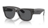 Ray-Ban RB0840S Mega Wayfarer Sunglasses - Transparent Black / Dark Grey