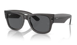 Ray-Ban RB0840S Mega Wayfarer Sunglasses - Transparent Black / Dark Grey