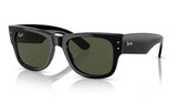 Ray-Ban RB0840S Mega Wayfarer Sunglasses - Black / Green