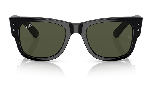 Ray-Ban RB0840S Mega Wayfarer Sunglasses - Black / Green