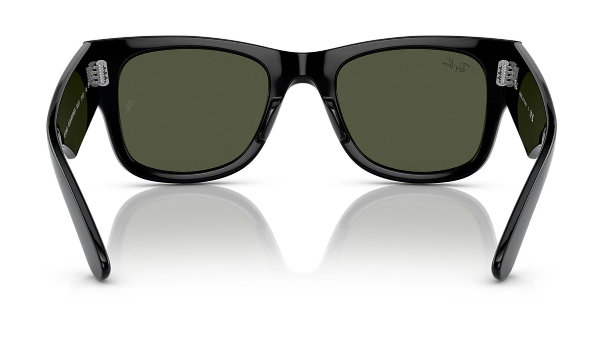 Ray-Ban RB0840S Mega Wayfarer Sunglasses - Black / Green