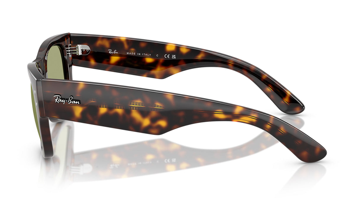 Ray-Ban RB0840S Mega Wayfarer Sunglasses - Havana / Bottle Green